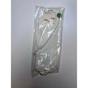 White Martinis Gloves Vintage Flowers Small